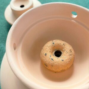 ご家庭での温活として毎日のセルフケアで使える黄土温灸器